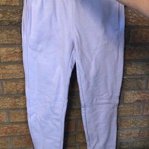 Champion light purple joggers xs